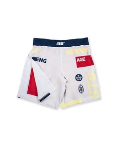 Pantalones Cortos de Boxeo MMA con Logotipo Personalizado, Nuevo Diseño de Leopardo, Ropa Deportiva Unisex para Artes Marciales, 100% Poliéster, Elástico y Duradero - Product Image 3