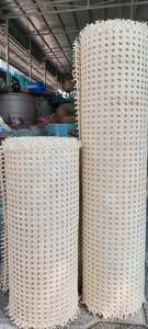 AVAILABLE Bleached White Rattan Cane Webbing - Uniform Color Smooth Finish Rattan Sheets for Modern Furniture Design - Product Image 6