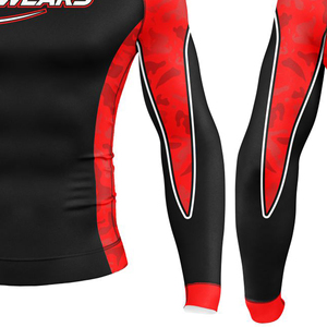 OEM Custom <b>Long</b> <b>Sleeve</b> MMA Rash Guard Moisture Wicking Sublimation <b>Compression</b> Sports <b>Shirt</b> Supplier Custom MMA <b>shirts</b> - Product Image 6