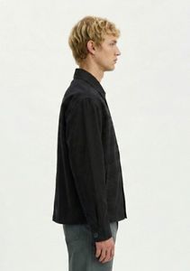 Veste coupe-vent en jean brodée pour homme, col rabattable, fermeture éclair, personnalisable, vêtements de travail, vêtements d'extérieur décontractés pour l'hiver - Product Image 2