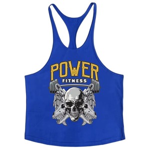 Débardeur de sport sans manches personnalisé pour homme, gilet de fitness à séchage rapide, t-shirt de course, impression de logo OEM, approvisionnement en gros - Product Image 3