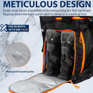 Durable <b>Ski</b> Bag With Padded Protection And Adjustable Strap Large Capacity <b>Ski</b> Bag With Waterproof Material - Product Image 5