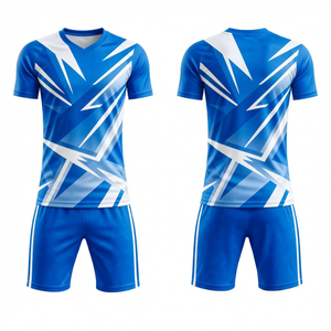 Ropa de Entrenamiento de Fútbol, Uniforme Profesional de Fútbol, Conjunto de Camiseta y Pantalones Cortos, Nuevo Diseño, Duradero, Alta Calidad - Product Image 4