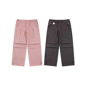 High Quality <b>Men's</b> <b>Wide</b> <b>Leg</b> Nylon Windbreaker Track Pants Loose Fit Streetwear Lightweight Sports <b>Trousers</b> - Product Image 5
