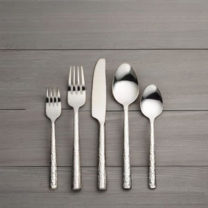 Ensemble de couverts plaqués argent de haute qualité de style luxe ensemble de couverts en acier inoxydable personnalisé accessoires de cuisine en métal de table - Product Image 1