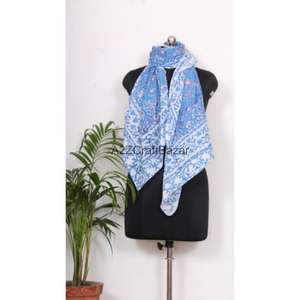 Pareo de Algodón con Estampado Digital Floral, Cubre Bikini, Suave y Transpirable, Pañuelo de Playa Hecho a Mano para Uso Diario Femenino - Product Image 2