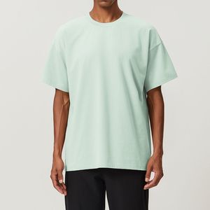 เสื้อยืดกีฬาสำหรับผู้ชายทรงหลวมสบายๆ วิ่งออกกำลังกาย เสื้อผ้าฝ้าย เสื้อผ้ากีฬา เสื้อยืดออกกำลังกายระบายอากาศได้ดี - Product Image 2