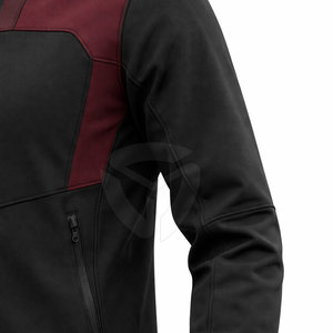 Veste d'hiver softshell pour homme, vêtement d'extérieur léger et performant avec col à capuche pour les activités de plein air et les occasions décontractées - Product Image 5
