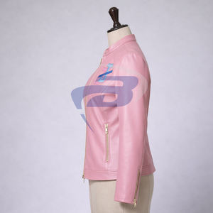 Chaqueta de cuero verde premium de la hermandad Jack And Jill Of America con letras griegas para miembros de JAJOA, chaqueta para mujeres - Product Image 3