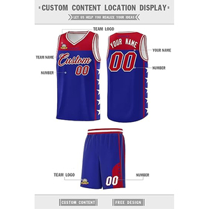 ชุดยูนิฟอร์มบาสเก็ตบอลแบบสั่งทำพิเศษ เสื้อและกางเกงขาสั้นแบบกลับด้านได้ ผลิตจากโพลีเอสเตอร์ 100% ตัดเย็บตามแบบที่ต้องการสำหรับวิทยาลัย ชมรม ฝึกซ้อม ทีม พร้อมโลโก้และชื่อทีม - Product Image 4
