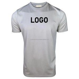 Personnalisation d'usine OEM T-shirt à manches courtes pour hommes de haute qualité avec impression numérique et col en O T-shirt réfléchissant en coton mercerisé - Product Image 2