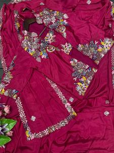 เสื้อแจ็คเก็ตปาร์ตี้สุดฮิตแบบใหม่พร้อมผ้าส่าหรี พร้อมสวมใส่ ผ้าส่าหรีปักลาย - Product Image 2