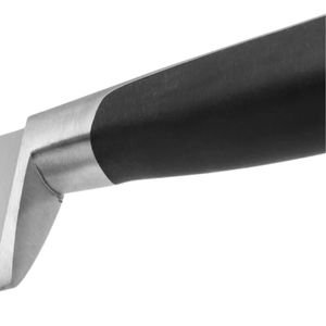 Cuchillos de Chef con Hoja Hueca Plateada y Mango Ergonómico Negro, Cuchilla de Acero Inoxidable para Cortar Carne, Verduras y Alimentos - Product Image 3
