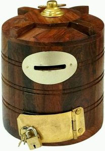 Hucha de madera para niños/adultos/niños y niñas |   Hucha de madera de gran tamaño |   Caja de Ahorros |   Caja para Monedas |   Banco para Niños - Product Image 3