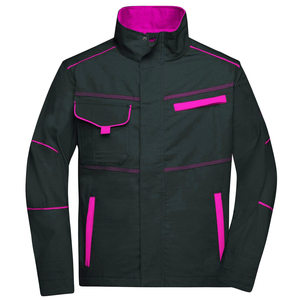 Custom Men's <b>Black</b> softshell Fleece <b>Jacket</b> Stand Collar Zipper Closure Windproof Casual Autumn Wear Regular Fit Polyester coat - Product Image 3