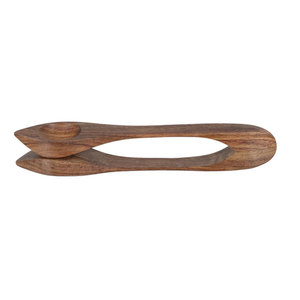 Cuchara musical de madera tradicional hecha a mano, instrumento de percusión rítmica para aprendizaje musical y educación escolar - Product Image 3