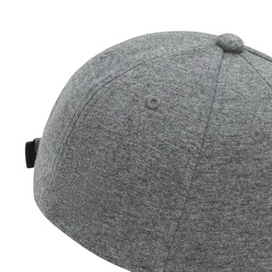 Unisex Gray Solid Color Baseball <b>Cap</b> Adjustable Fit Casual Style Flat Knitted Polyester <b>Hat</b> for Adults - Product Image 2