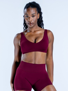 Ensemble de soutien-gorge de sport respirant sans couture rose et short taille haute pour femmes, idéal pour la gym, le fitness et les entraînements - Product Image 2