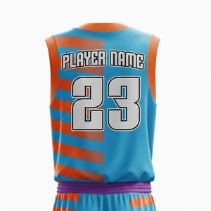 Conjunto de Uniformes de Baloncesto Personalizados Unisex 2026 con MOQ Bajo, Impresos, 100% Poliéster, Transpirables, que Absorben la Humedad y Antibacterianos para Equipos - Product Image 5