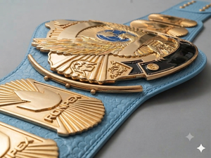 Ceinture de championnat de lutte poids lourd mondial Ronpex International personnalisée en cuir et laiton, qualité supérieure, unisexe, boîte RI-2605 5kg - Product Image 2