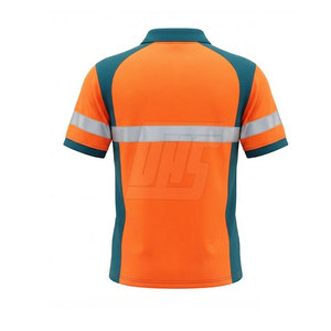 Camisas polo de trabajo diario para hombre, camisetas transpirables de mezcla de algodón de manga corta con cuello, ropa cómoda para uniforme de oficina - Product Image 2