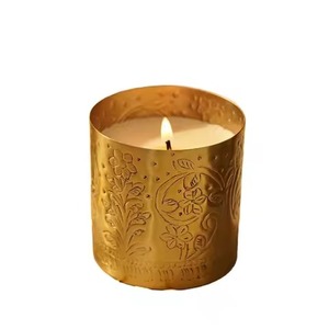 Elegant Metal Votive Candle Holder Decorative Tea Light Holder Home Centerpiece Accent Decor - Product Image 1