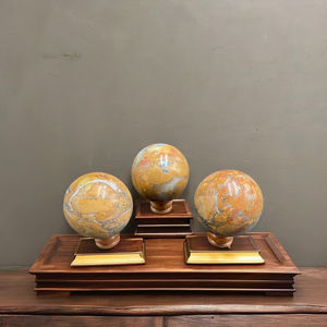 Sphère de jaspe Maligano naturel, pierre polie, pour la décoration de la maison et la collection de cristaux, 3 à 5 cm, disponible jusqu'à 10 cm - Product Image 2