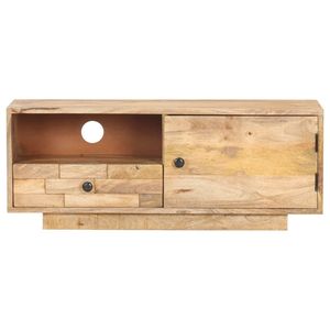 Supporto TV Mango in legno massello 35.4 "x 11.8" x 13.8 "dimensioni elegante e resistente - Product Image 3