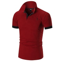 Chemises polo de conception personnalisée avec logo, polyester, couleur unie, uniforme, polo de golf, camiseta polo pour hommes