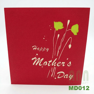 Custom 3D Pop-Up Birthday Greeting Card with Flowers Design <b>Handmade</b> <b>Paper</b> Envelope Included-Valentine's Day & Mother's Day - Product Image 4