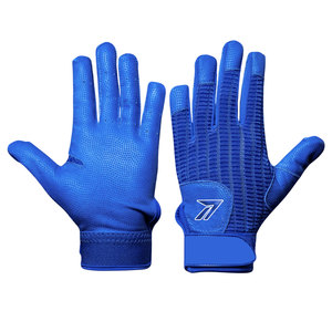 Guantes de Bateo de Béisbol con Diseño OEM, Logotipo Personalizado, Palma de Piel de Oveja, Malla Elástica en el Dorso, Ajuste Seguro, Venta al Por Mayor a Granel, Pakistán - Product Image 3