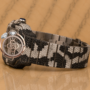 Luxury <b>Automatic</b> Moissanite Diamond Watch Men Full VVS Stone Stainless Steel Watch - Product Image 2