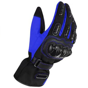 Guantes de Motocross de Cuero con Diseño de Castillo Invernal, Cómodos, con Correa de Muñeca Ajustable y Cierre de Hebilla, Unisex, para Exteriores, Venta al Por Mayor - Product Image 1