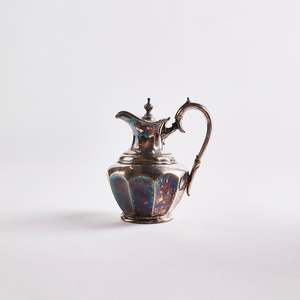 Increíble Tetera de Cobre Puro con Acabado Plateado y Detalles en Latón para Servir Té en Casa, Hotel o Cocina, Utensilios de Cocina para Café - Product Image 4