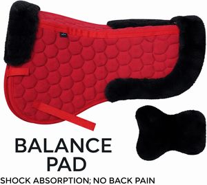 Tapis d'équitation sans selle avec étriers |   Selle sans arceau doublée en polaire |   Équipement d'équitation respirant et polyvalent - Product Image 4