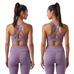 Sujetador Deportivo TACHTICAL STANDARD para Mujer, con Espalda Cruzada, Soporte Alto, Ligero, Sin Costuras, de Spandex/Nylon, para Correr, Ropa Deportiva Premium para Gimnasio - Product Image 4