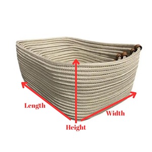 Simple Brown Storage <b>Basket</b> For Daily Use Organizer Home Bathroom Bedroom And Easy Access Storage Solution From India - Product Image 6
