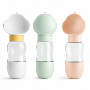 ภาชนะใส่อาหารและน้ำแบบพกพา 2-in-1 พร้อมชามที่ถอดออกได้ ปรับแต่งโลโก้ได้ เหมาะสำหรับสุนัขและแมวสำหรับการเดินทางนอกบ้าน - Product Image 2