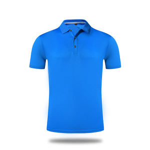 Polo Unisex de Manga Corta con Cuello Acanalado, Cierre de Botones, Tela Transpirable y Corte Regular para Uso Diario - Product Image 3