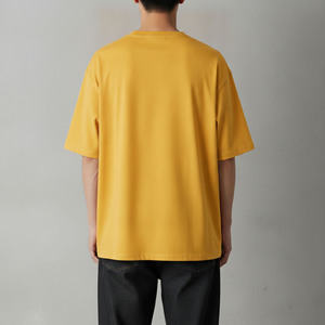 เสื้อยืดผู้ชายคอตตอน 100% ทรงหลวม ไซส์ใหญ่พิเศษ สั่งทำได้  ผ้า 210gsm  ฮิปฮอป  ผ้า Worsted เป็นมิตรกับสิ่งแวดล้อม - Product Image 5