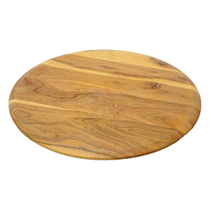 Plateau rotatif en bois d'acacia, Lazy Susan, nouveau support à épices en bois massif et organisateur pour la maison - Product Image 1
