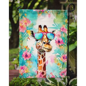 Bandera de jardín de jirafa Animal Hippie, buzón Multicolor, cartel decorativo de patio para ilustraciones de Patio y camas de flores para letreros de césped de patio - Product Image 3