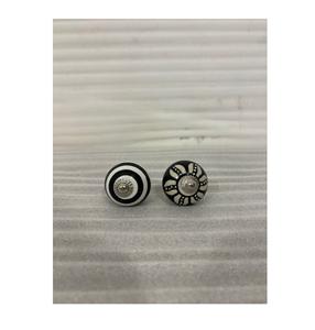 Boutons de tiroir en céramique peints à la main noir et blanc, poignées décoratives pour armoires, poignées de meubles artistiques uniques, boutons en céramique de qualité supérieure - Product Image 1