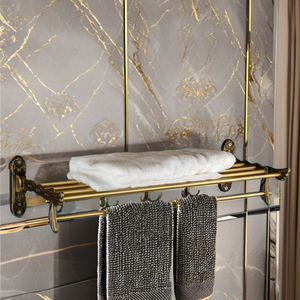 Accessoires de salle de bain en acier inoxydable et aluminium de qualité supérieure fabriqués en Inde Porte-serviettes de maison moderne avec finition brossée - Product Image 1