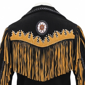 Chaqueta de Cuero Genuino para Mujer, Estilo Occidental, Diseño Moderno con Decoración de Rayas, para Motocicleta, 2026 - Product Image 4