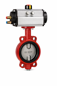 Válvula de Mariposa Eléctrica de Hierro Fundido C-Way ProFlow para Agua y Vapor, de Alta Resistencia, para Control Industrial, Puerto de 4 Pulgadas - Product Image 3
