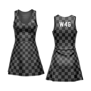 Vestido de Tenis Azul con Estampado Geométrico para Mujer, Sin Mangas, Cuello Redondo, Absorbe la Humedad, Ajustado, Ropa Deportiva, Falda de Golf para Verano - Product Image 6