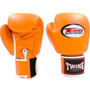 Guantes de Boxeo Naranja Personalizados OEM con Cierre de Gancho y Bucle para Muay Thai, Sanda, Adultos y Artes Marciales, Guantes de Entrenamiento Ligeros OEM - Product Image 6