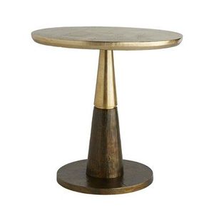 <b>Hot</b> Selling White Marble Gold Metal Round Drink Table Luxury Accent Side Table for Living Room Decor - Product Image 2