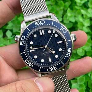 Reloj Deportivo Mecánico de Alta Calidad al por Mayor, Sumergible 300m, Cristal de Zafiro, Cronógrafo, Fecha Automática, Movimiento 8806, Caja de Titanio, Correa Tang - Product Image 1